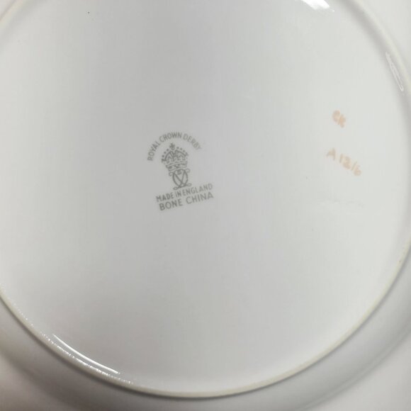 Rare Royal Crown Derby A1216 (Kensington) 8-Piece Tea/Lunch Set for 2 • Turquois - Picture 11 of 11